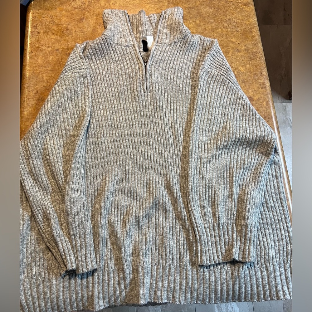 H&M Zip Up Sweater